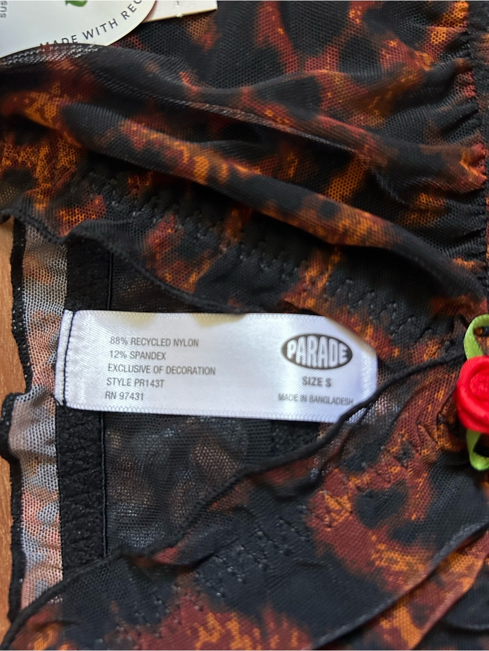 🖤✨ NWT Wild Fable Sexy Black Sequin Longline Bralette Size Small ✨🖤 - Picture 6 of 8